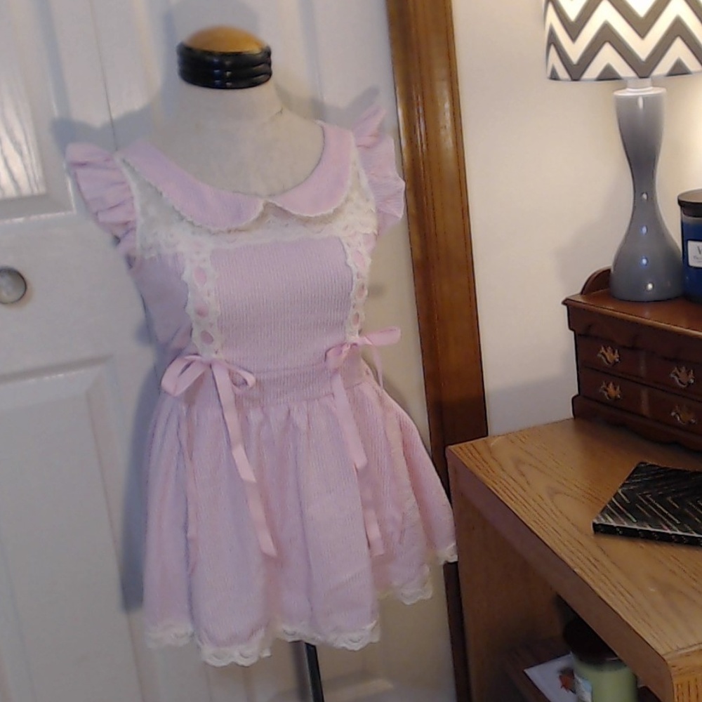 Lolita Style Pink Dress Shirt